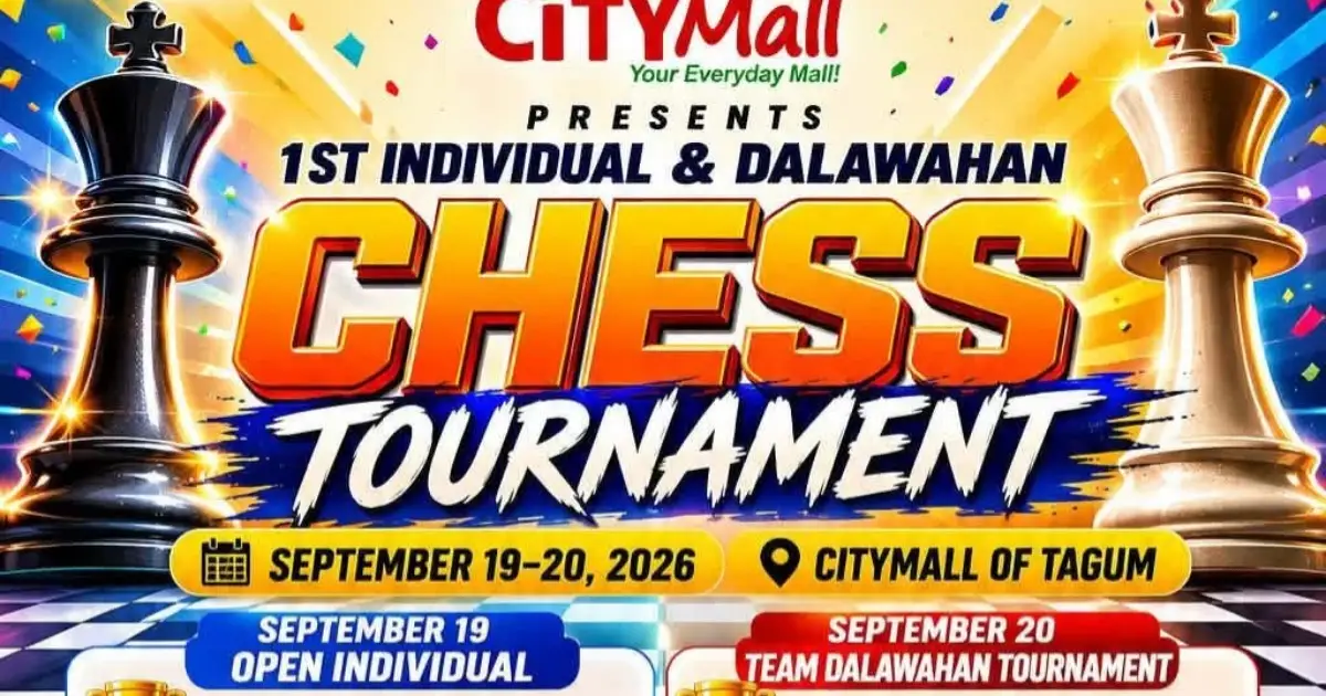1st Individual & Dalawahan Chess Tournament poster