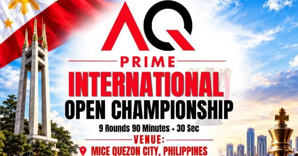 AQ Prime International Chess Open Championship poster