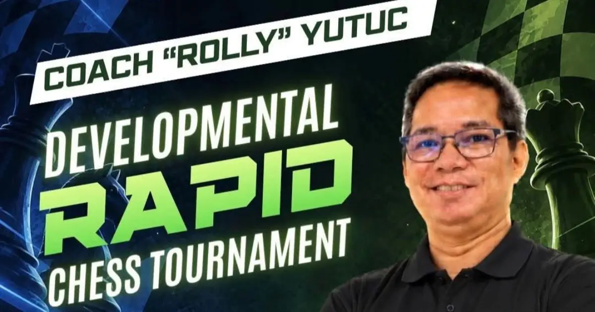Coach "Rolly" Yutuc Developmental Rapid Chess Tournament poster