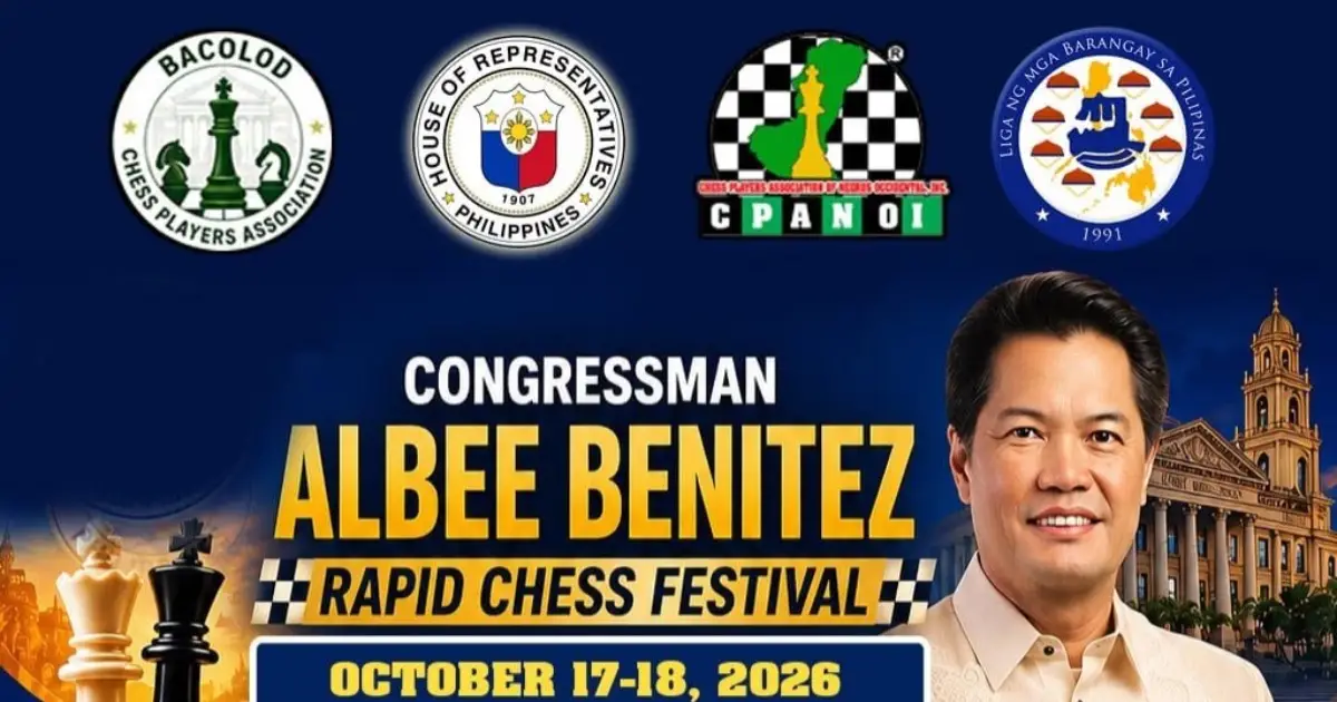 Congressman Albee Benitez Rapid Chess Tournament poster
