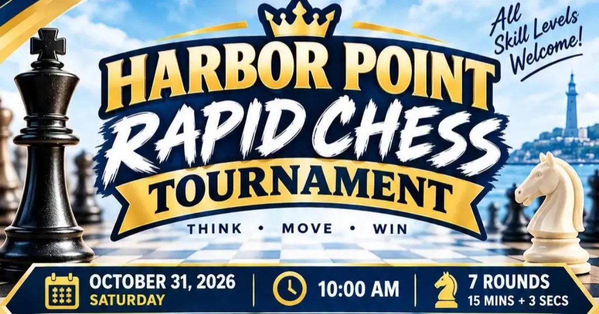 Harbor Point Rapid Chess Tournament poster
