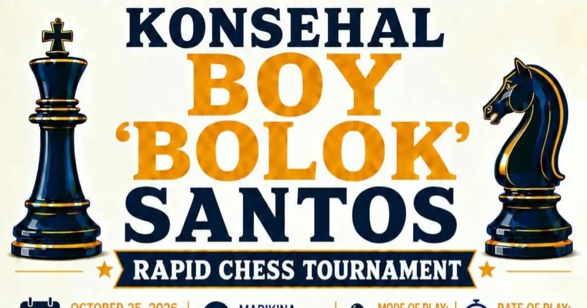 Konsehal Boy "Bolok" Santos Rapid Chess Tournament poster