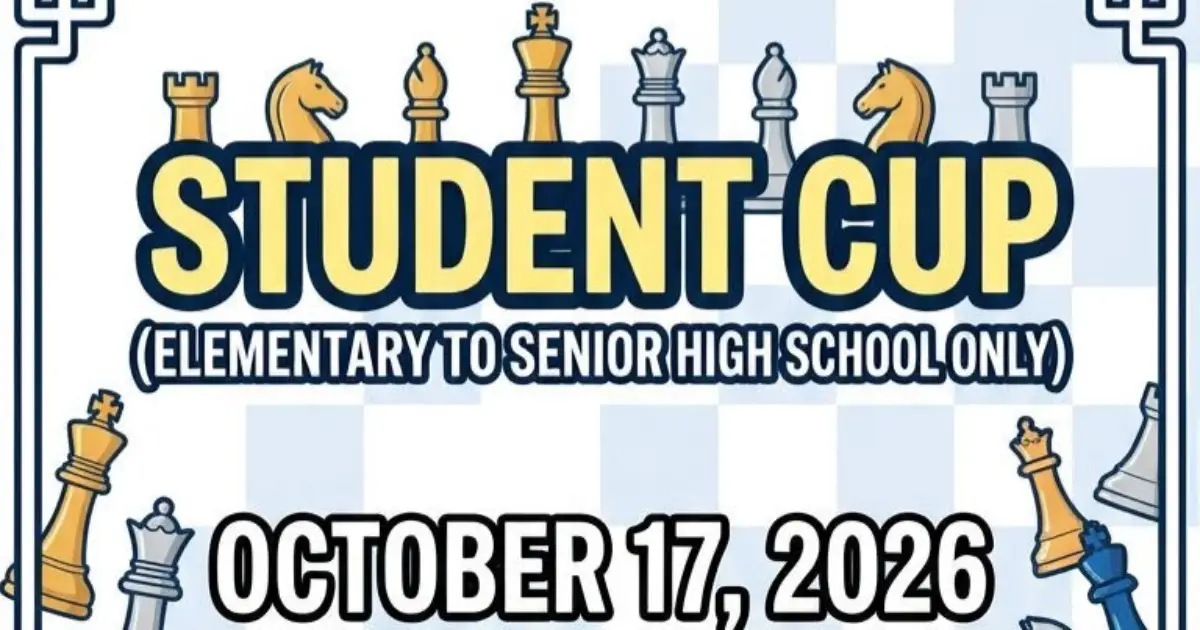 Student Cup October Edition poster